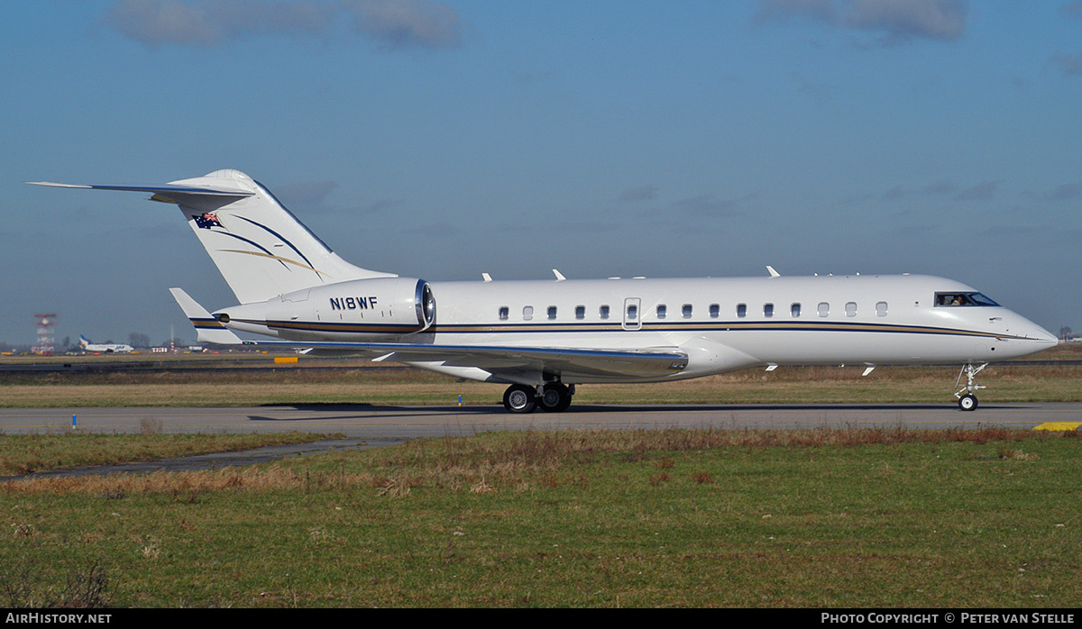 Aircraft Photo of N18WF | Bombardier Global Express (BD-700-1A10) | AirHistory.net #612476