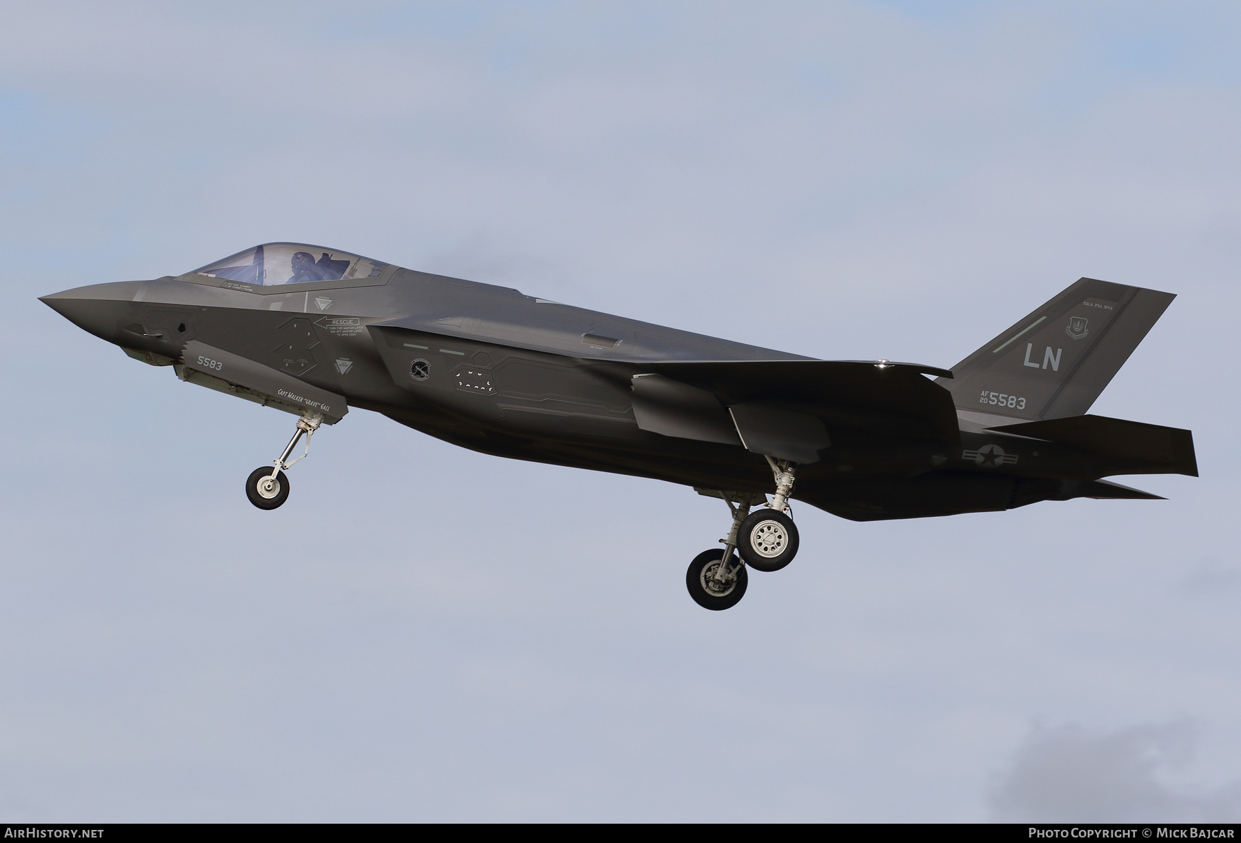 Aircraft Photo of 20-5583 / AF20-5583 | Lockheed Martin F-35A Lightning II | USA - Air Force | AirHistory.net #612484