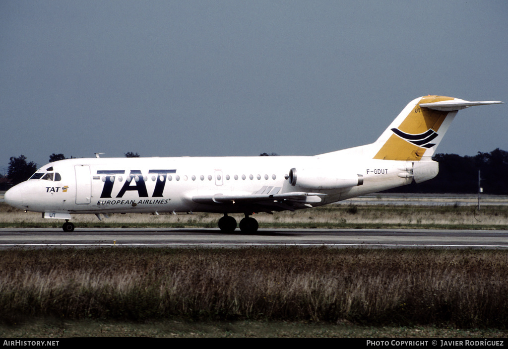 Aircraft Photo of F-GDUT | Fokker F28-2000 Fellowship | TAT European Airlines | AirHistory.net #612497