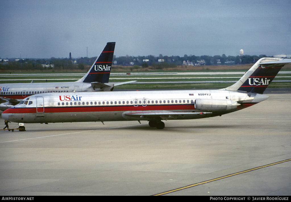 Aircraft Photo of N984VJ | McDonnell Douglas DC-9-31 | USAir | AirHistory.net #612502