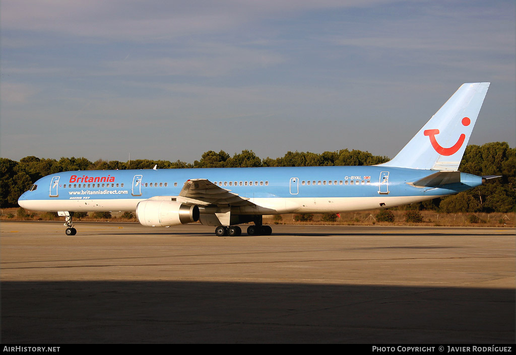 Aircraft Photo of G-BYAL | Boeing 757-204 | Britannia Airways | AirHistory.net #612508