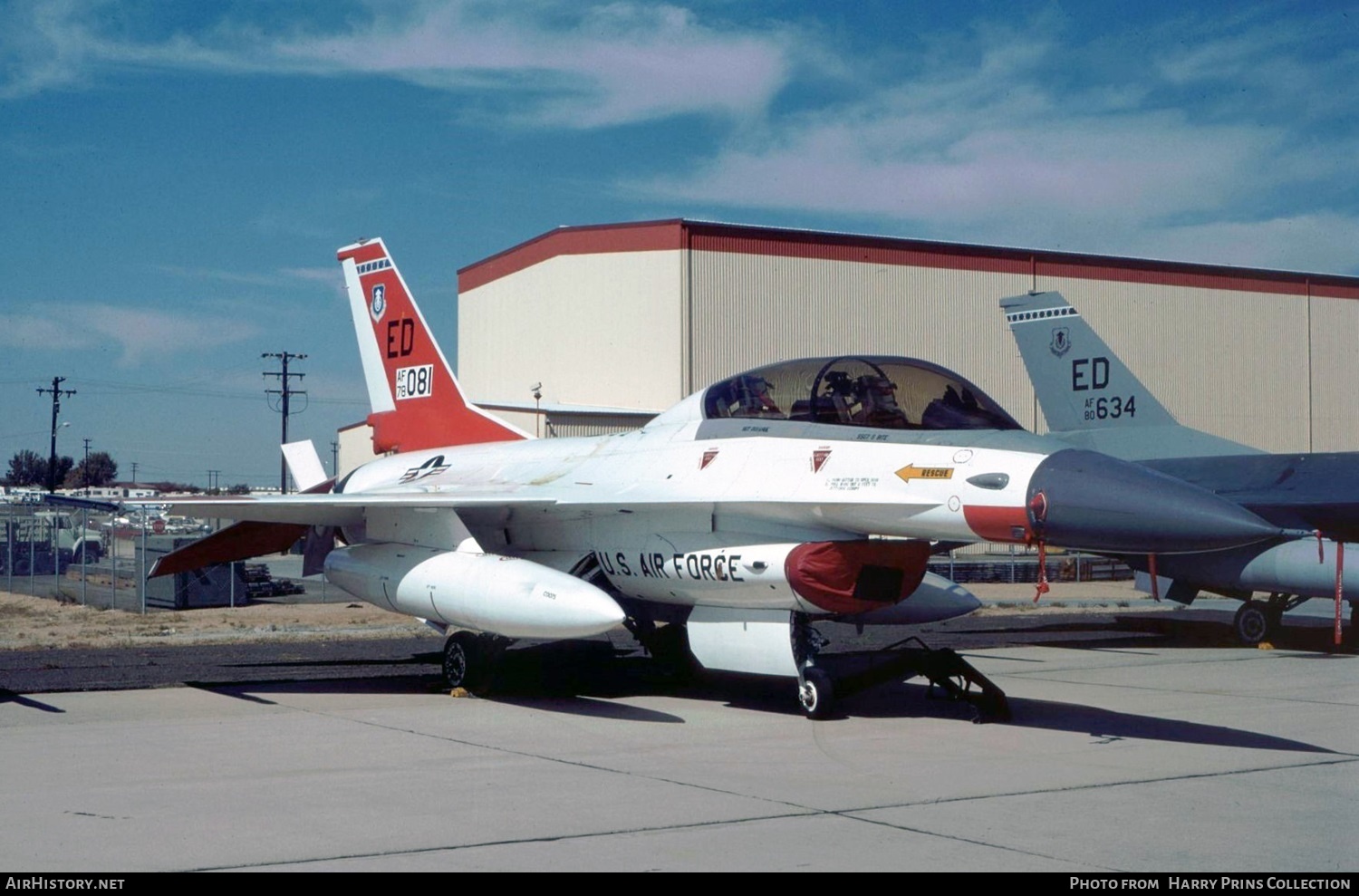 Aircraft Photo of 78-0081 / AF78-081 | General Dynamics F-16B-2 Fighting Falcon | USA - Air Force | AirHistory.net #612515