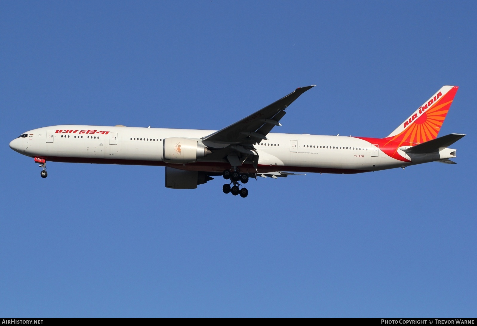 Aircraft Photo of VT-AER | Boeing 777-3FX/ER | Air India | AirHistory.net #612530