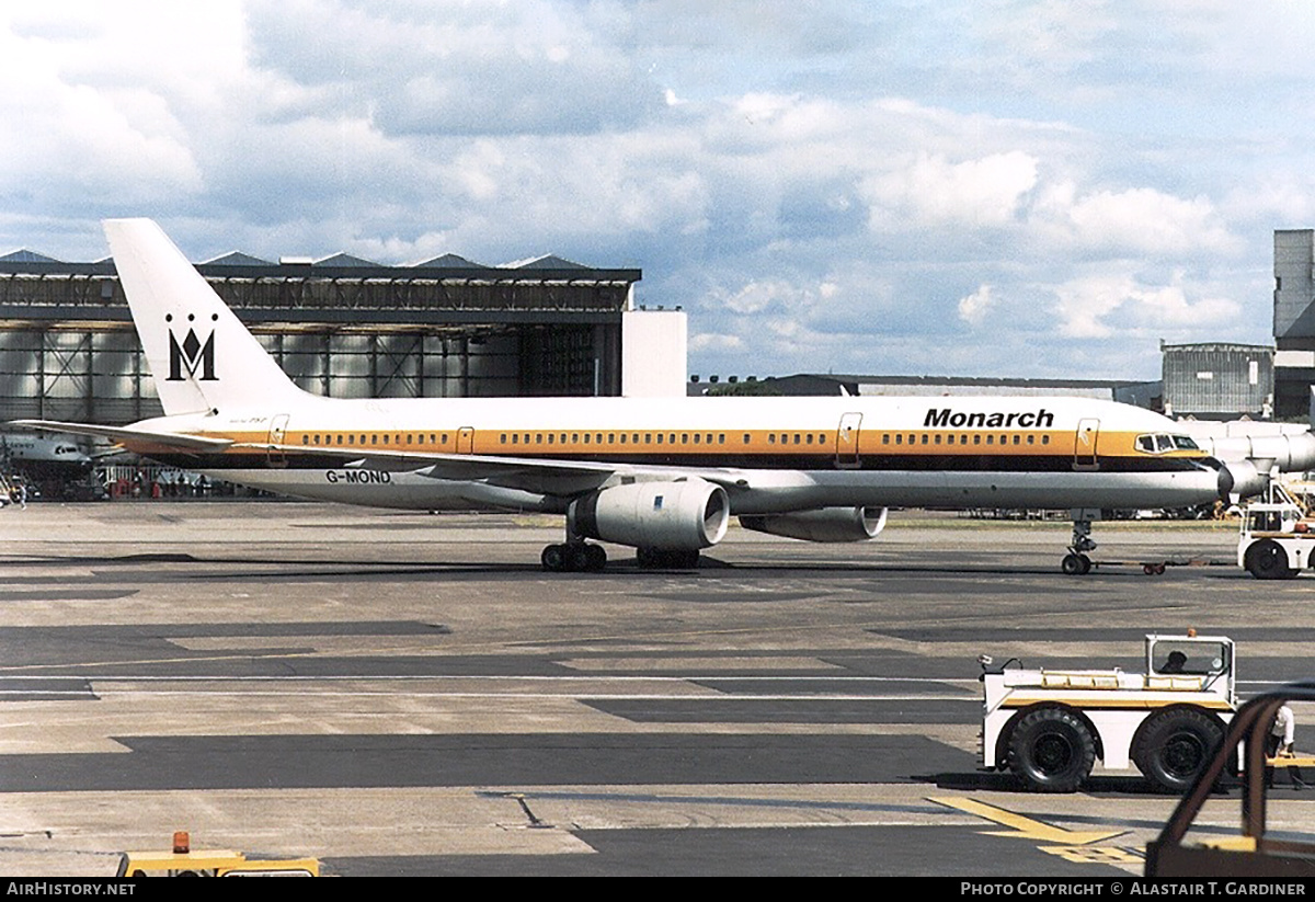 Aircraft Photo of G-MOND | Boeing 757-2T7 | Monarch Airlines | AirHistory.net #612541
