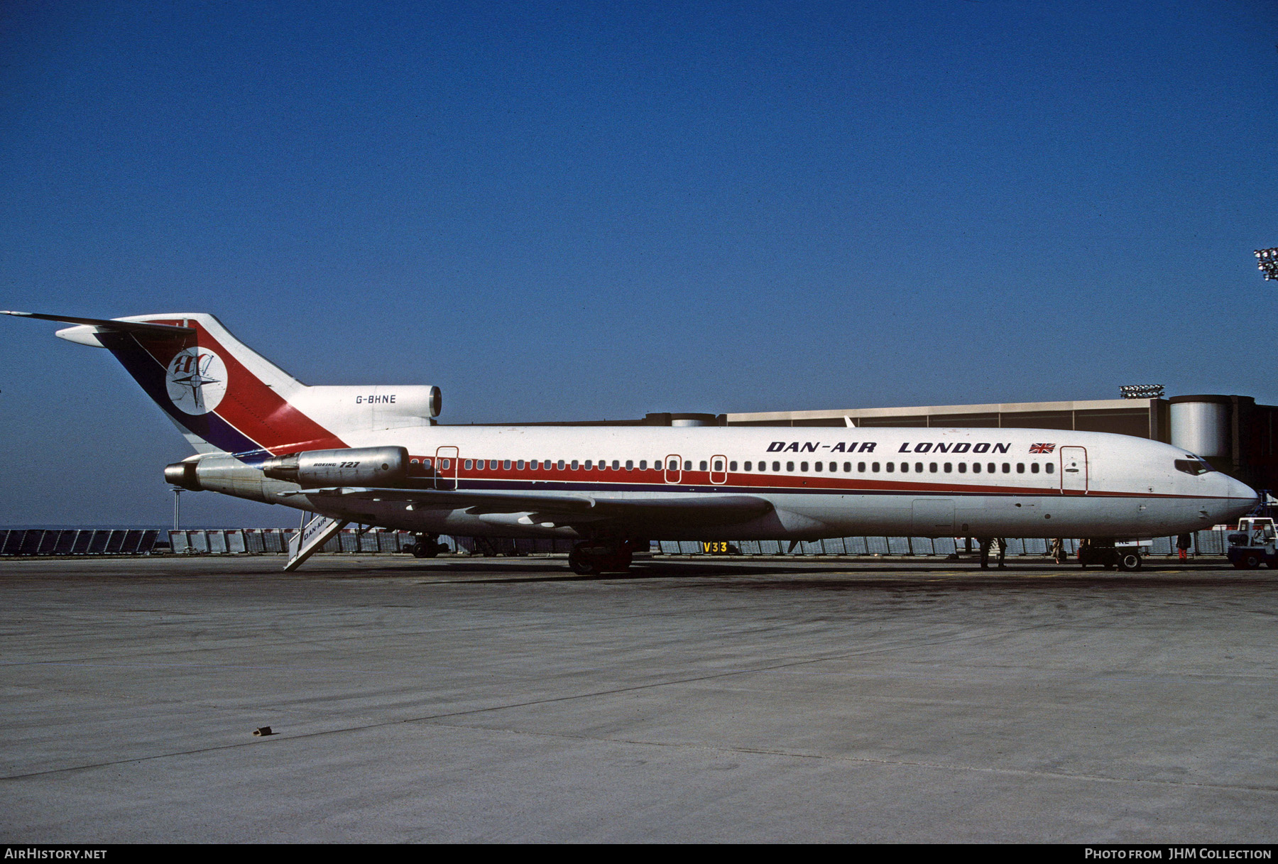 Aircraft Photo of G-BHNE | Boeing 727-2J4/Adv | Dan-Air London | AirHistory.net #612552