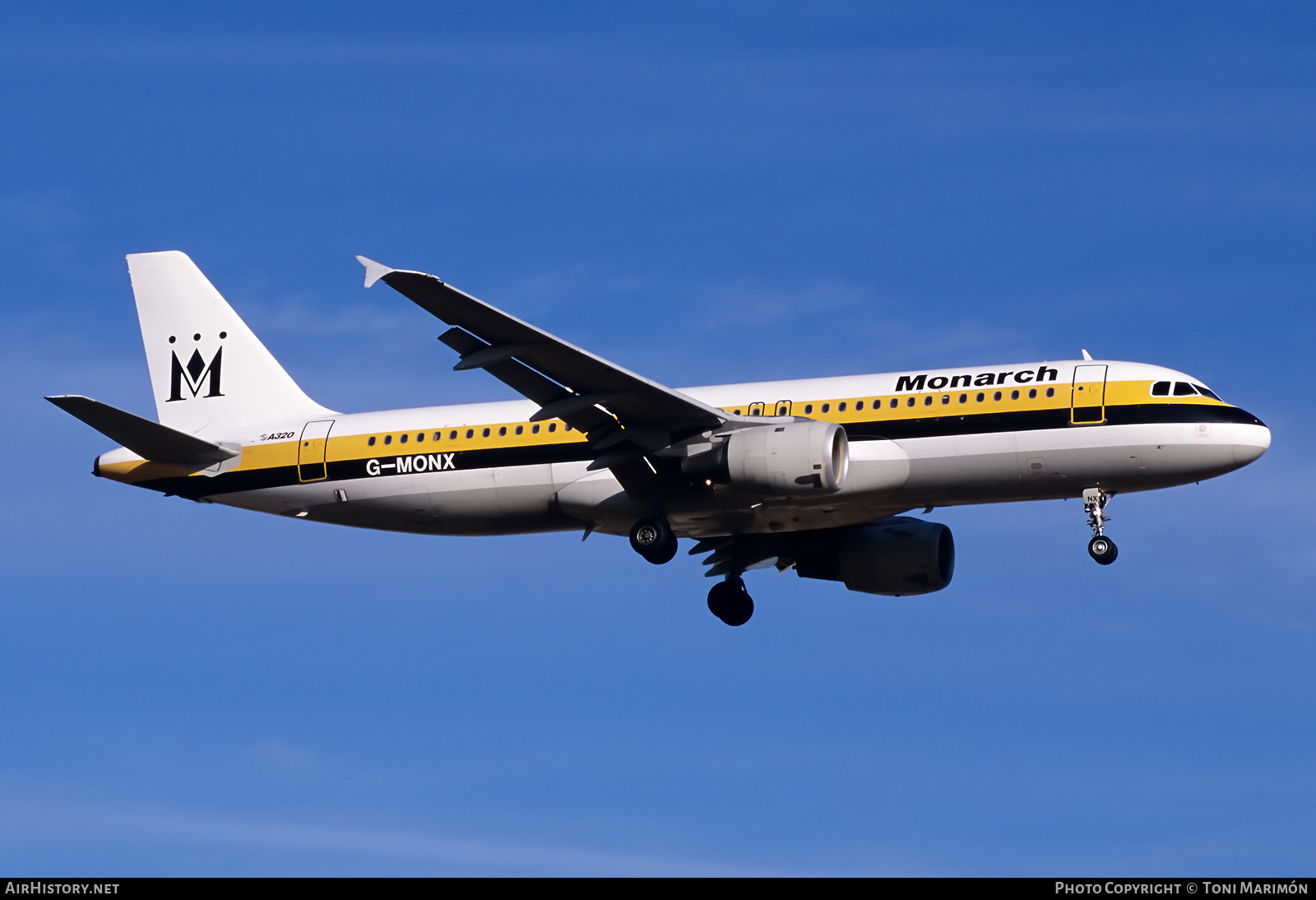 Aircraft Photo of G-MONX | Airbus A320-212 | Monarch Airlines | AirHistory.net #612559