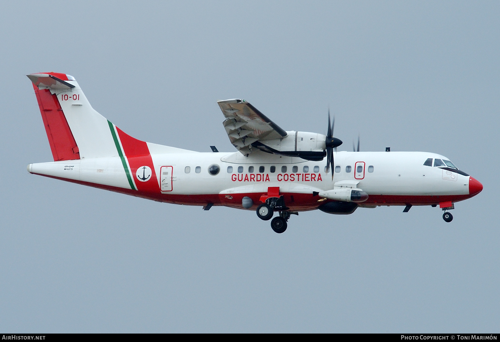 Aircraft Photo of MM62170 | ATR ATR-42-400MP Surveyor | Italy - Guardia Costiera | AirHistory.net #612563