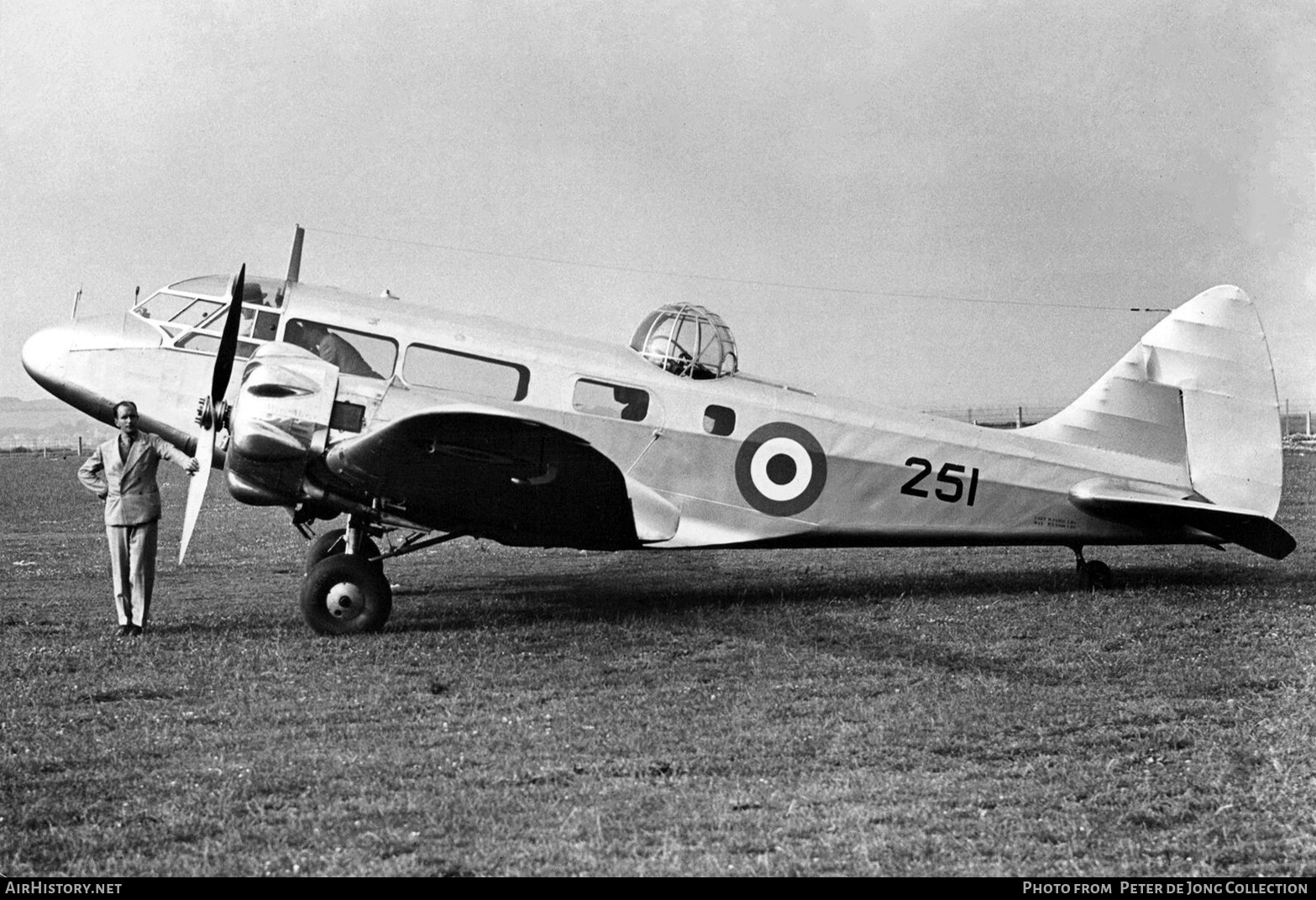 Aircraft Photo of 251 | Airspeed AS-6JM Envoy II | South Africa - Air Force | AirHistory.net #612578