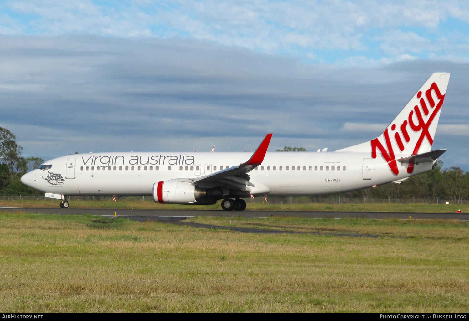 Aircraft Photo of VH-VOT | Boeing 737-8FE | Virgin Australia Airlines | AirHistory.net #612579