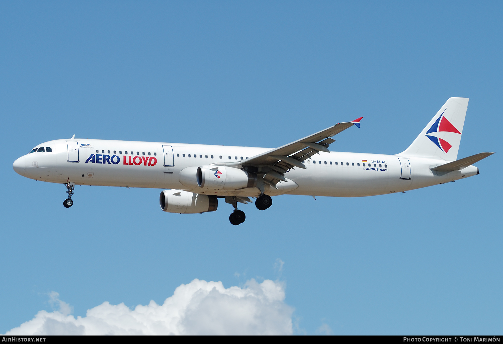 Aircraft Photo of D-ALAL | Airbus A321-231 | Aero Lloyd | AirHistory.net #612641