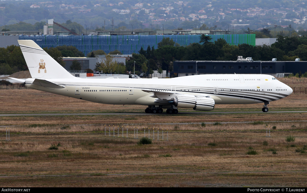 Aircraft Photo of V8-BKH | Boeing 747-8LQ(BBJ) | Brunei Sultan's Flight | AirHistory.net #612650