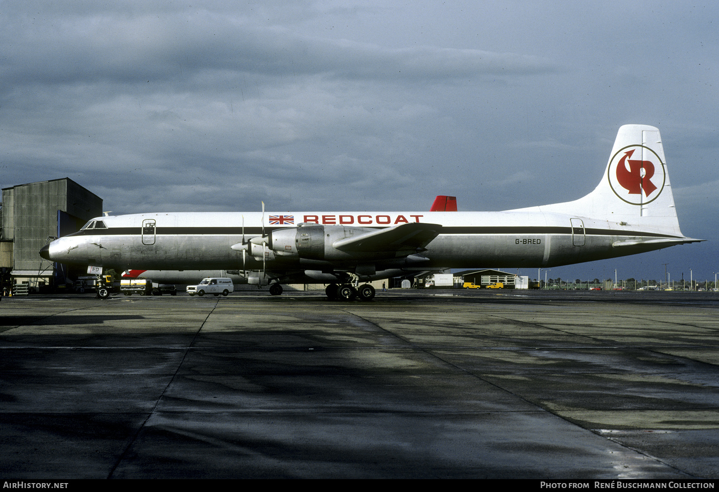 Aircraft Photo of G-BRED | Canadair CL-44D4-2 | Redcoat Air Cargo | AirHistory.net #612660
