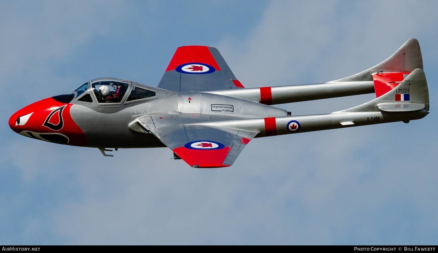 Aircraft Photo of C-FJRH / 17021 | De Havilland D.H. 115 Vampire T55 | Hammond Aviation | Canada - Air Force | AirHistory.net #612673