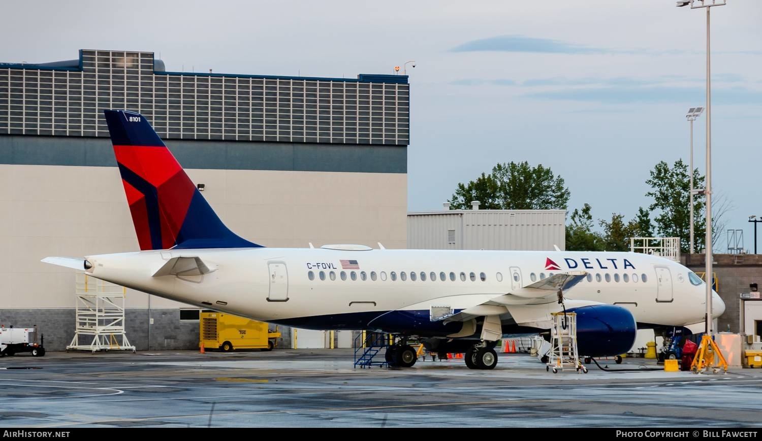 Aircraft Photo of C-FOVL | Airbus A220-171 (BD-500-1A10) | Delta Air Lines | AirHistory.net #612678