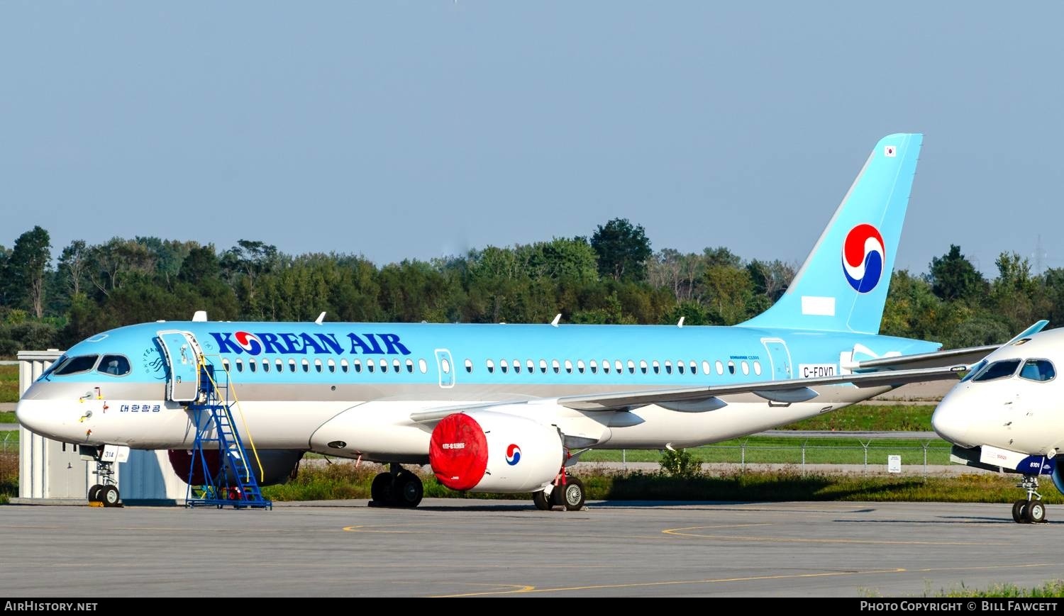 Aircraft Photo of C-FOVD | Airbus A220-371 (BD-500-1A11) | Korean Air | AirHistory.net #612682