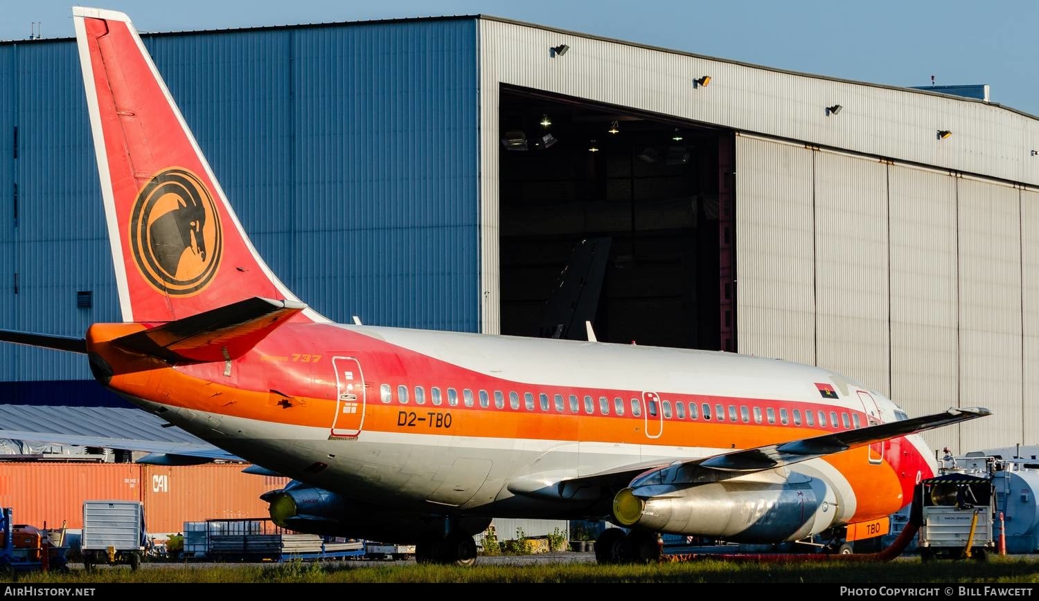 Aircraft Photo of D2-TBO | Boeing 737-2M2/Adv | TAAG Angola Airlines - Linhas Aéreas de Angola | AirHistory.net #612693