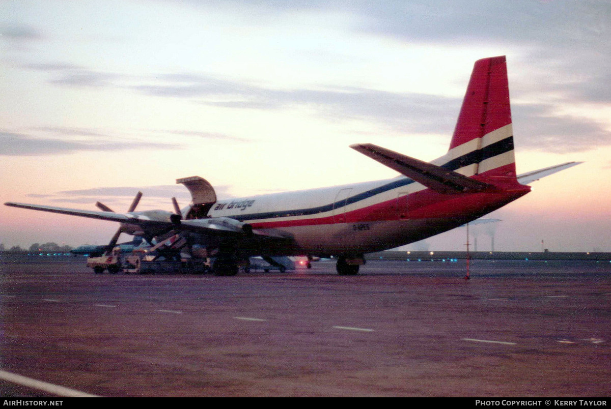 Aircraft Photo of G-APES | Vickers 953C Merchantman | Air Bridge | AirHistory.net #612697