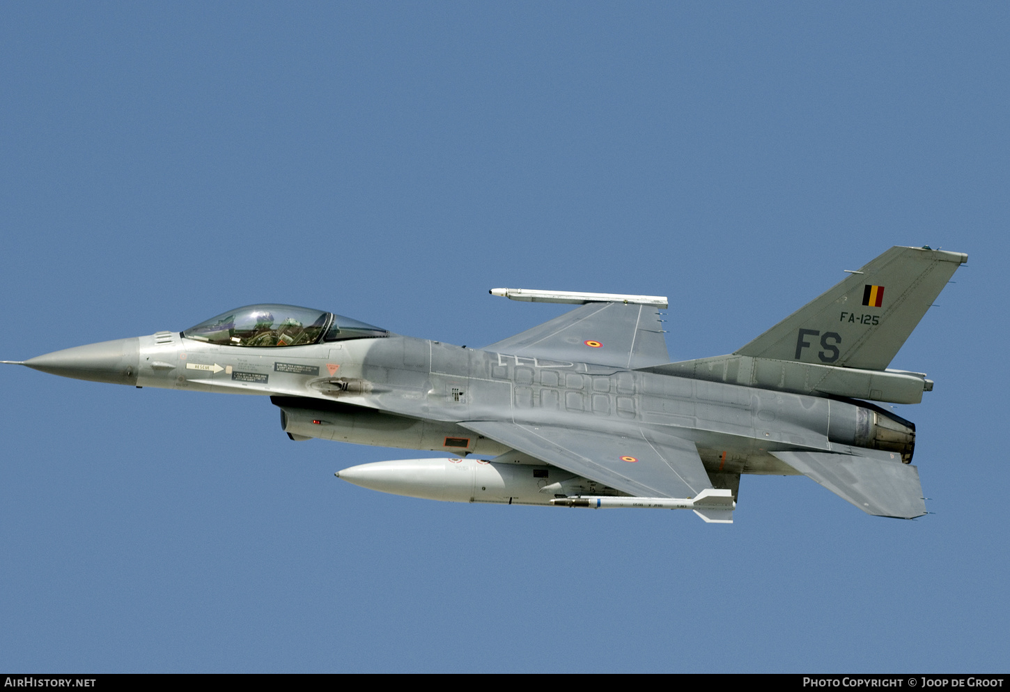 Aircraft Photo of FA-125 | General Dynamics F-16AM Fighting Falcon | Belgium - Air Force | AirHistory.net #612711