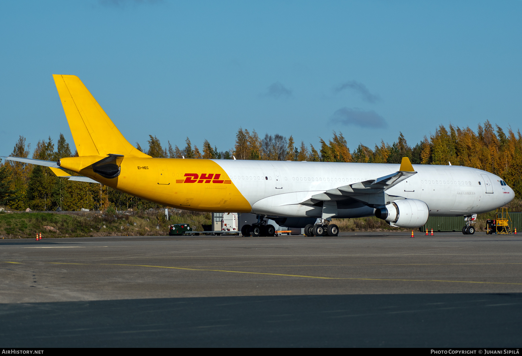 Aircraft Photo of EI-HEC | Airbus A330-322/F | DHL International | AirHistory.net #612728