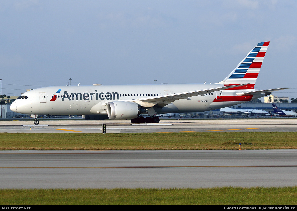 Aircraft Photo of N802AN | Boeing 787-8 Dreamliner | American Airlines | AirHistory.net #612741