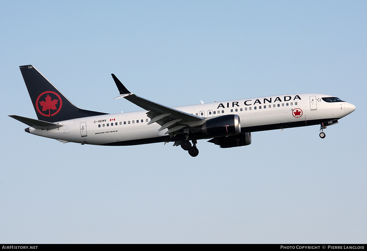 Aircraft Photo of C-GEMV | Boeing 737-8 Max 8 | Air Canada | AirHistory.net #612742