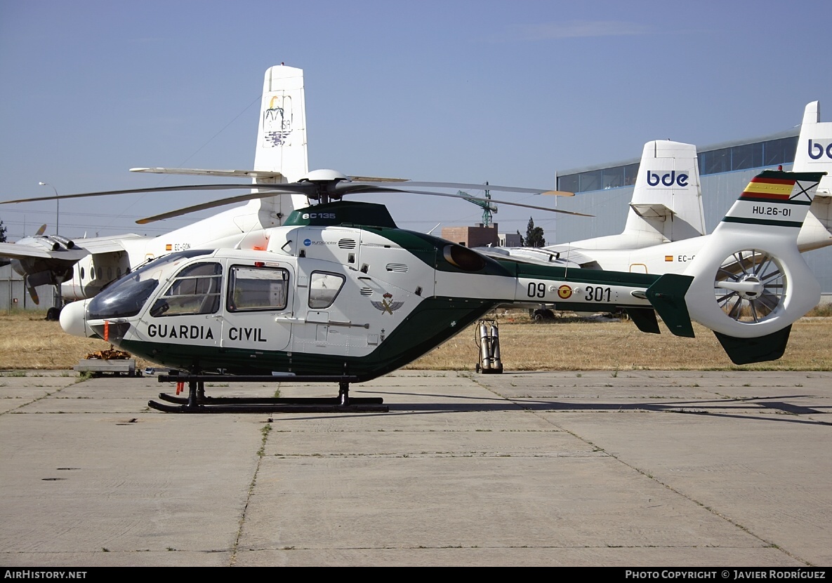 Aircraft Photo of HU.26-01 | Eurocopter EC-135P-2 | Spain - Guardia Civil | AirHistory.net #612761