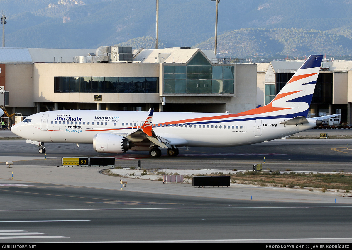 Aircraft Photo of OK-SWB | Boeing 737-8 Max 8 | Smartwings | AirHistory.net #612780