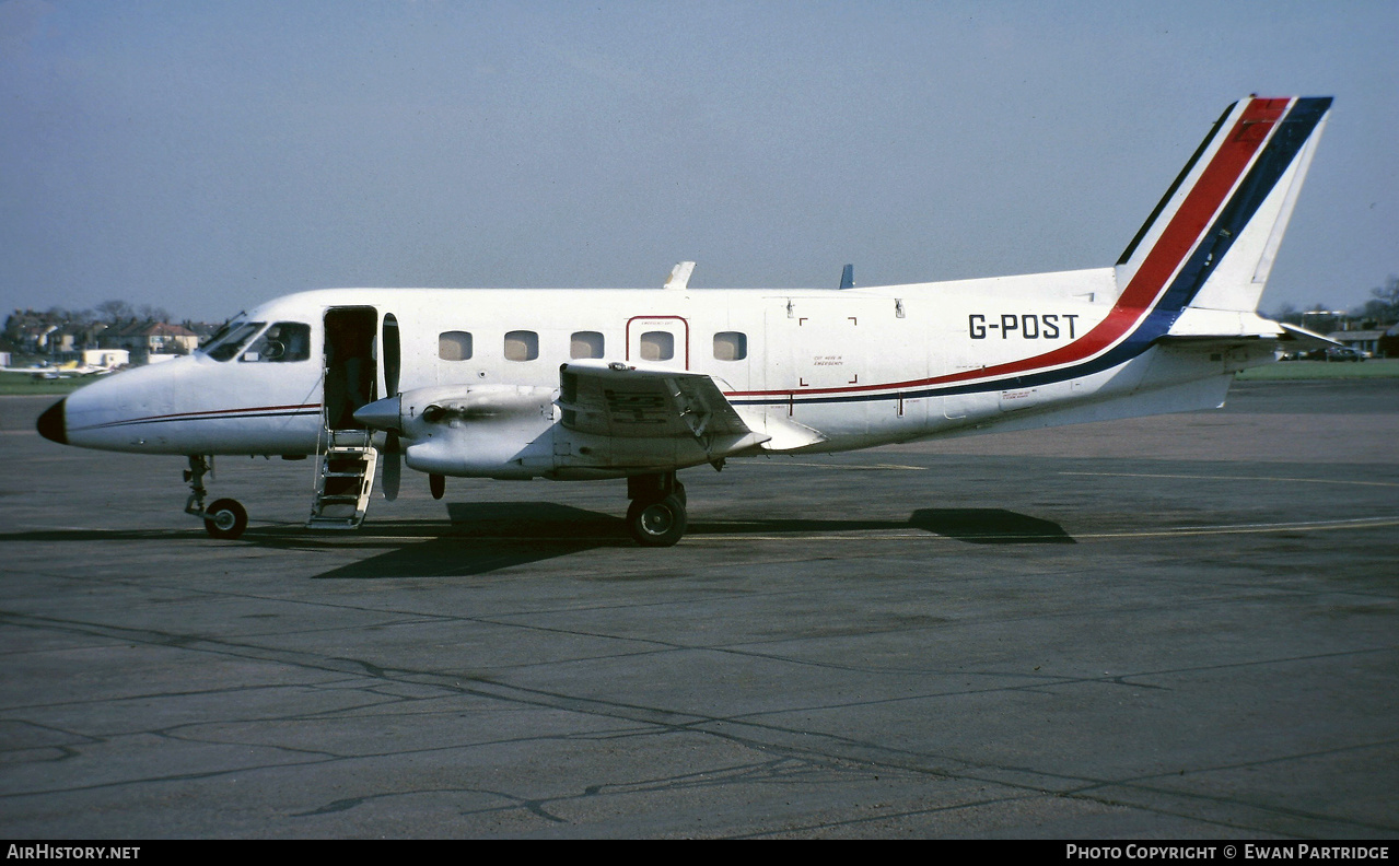 Aircraft Photo of G-POST | Embraer EMB-110P1 Bandeirante | AirHistory.net #612781