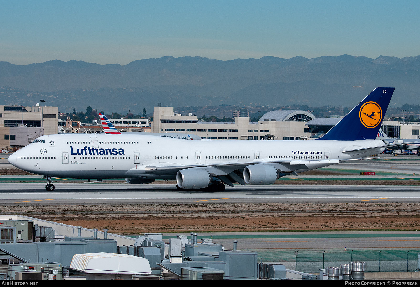 Aircraft Photo of D-ABYD | Boeing 747-830 | Lufthansa | AirHistory.net #612814