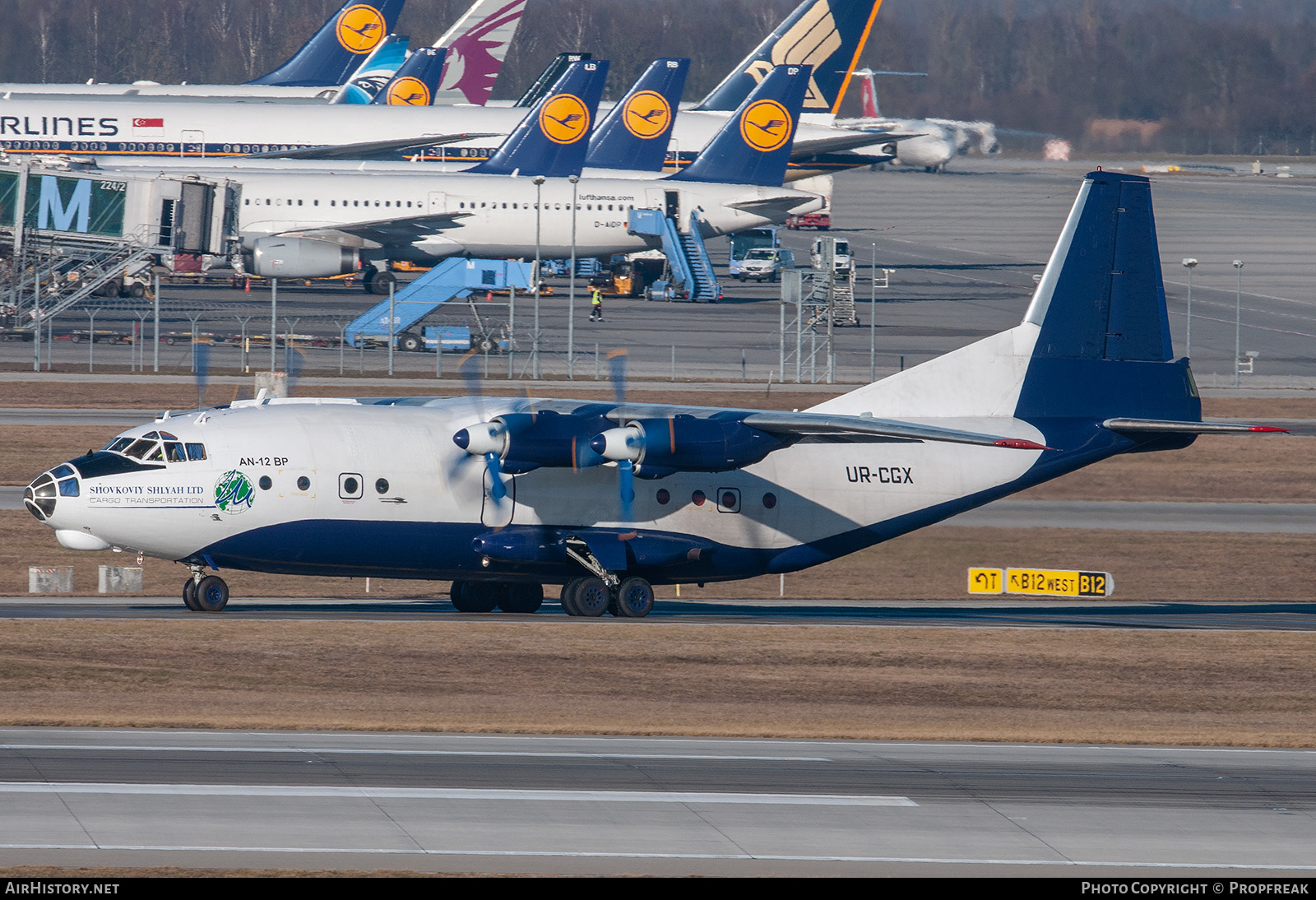 Aircraft Photo of UR-CGX | Antonov An-12BP | Shovkoviy Shlyah Airlines | AirHistory.net #612840