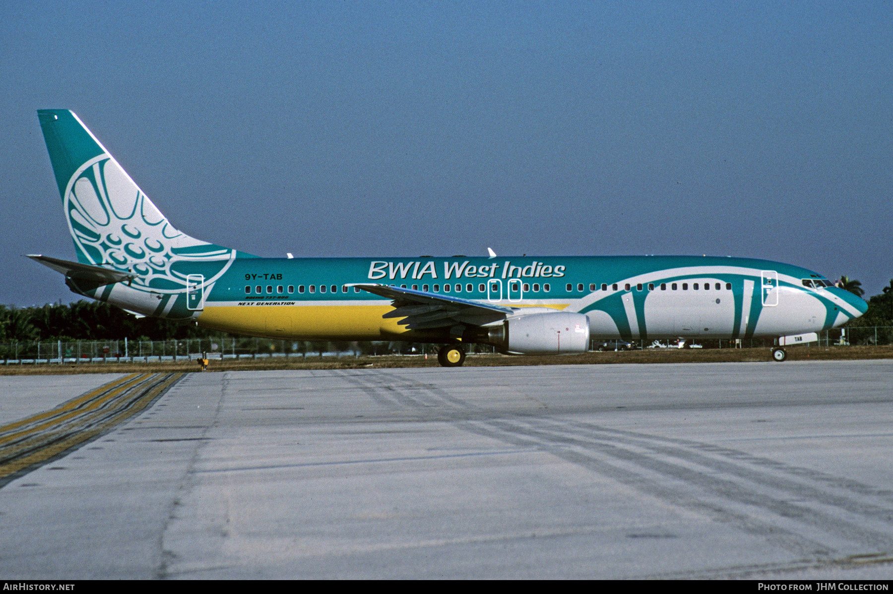 Aircraft Photo of 9Y-TAB | Boeing 737-8Q8 | BWIA West Indies Airways | AirHistory.net #612850