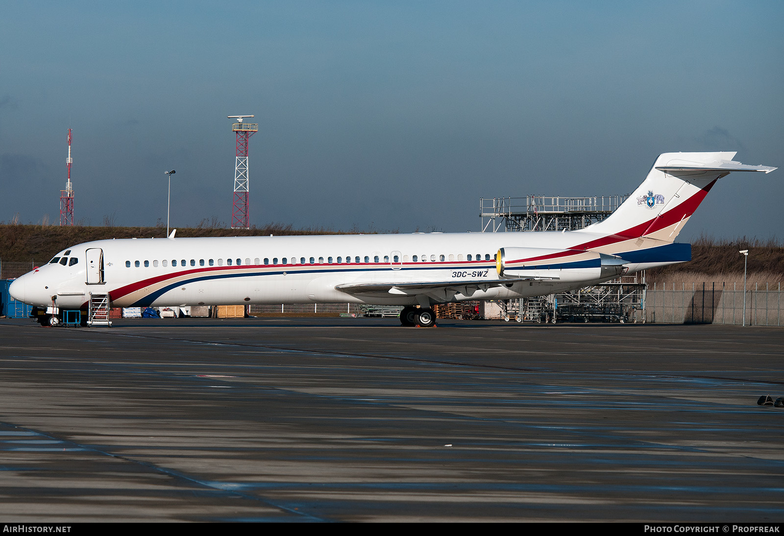 Aircraft Photo of 3DC-SWZ | McDonnell Douglas MD-87 (DC-9-87) | Swaziland Royal Flight | AirHistory.net #612859
