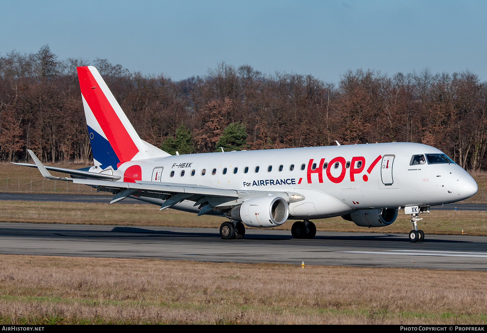 Aircraft Photo of F-HBXK | Embraer 170LR (ERJ-170-100LR) | Hop! | AirHistory.net #612879