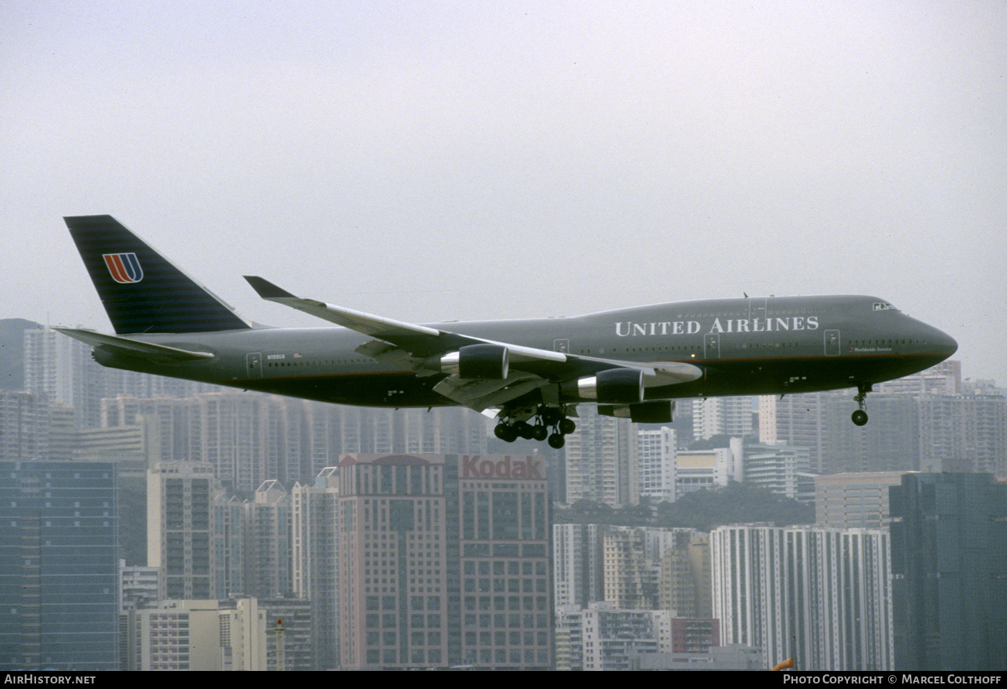 Aircraft Photo of N199UA | Boeing 747-422 | United Airlines | AirHistory.net #612881