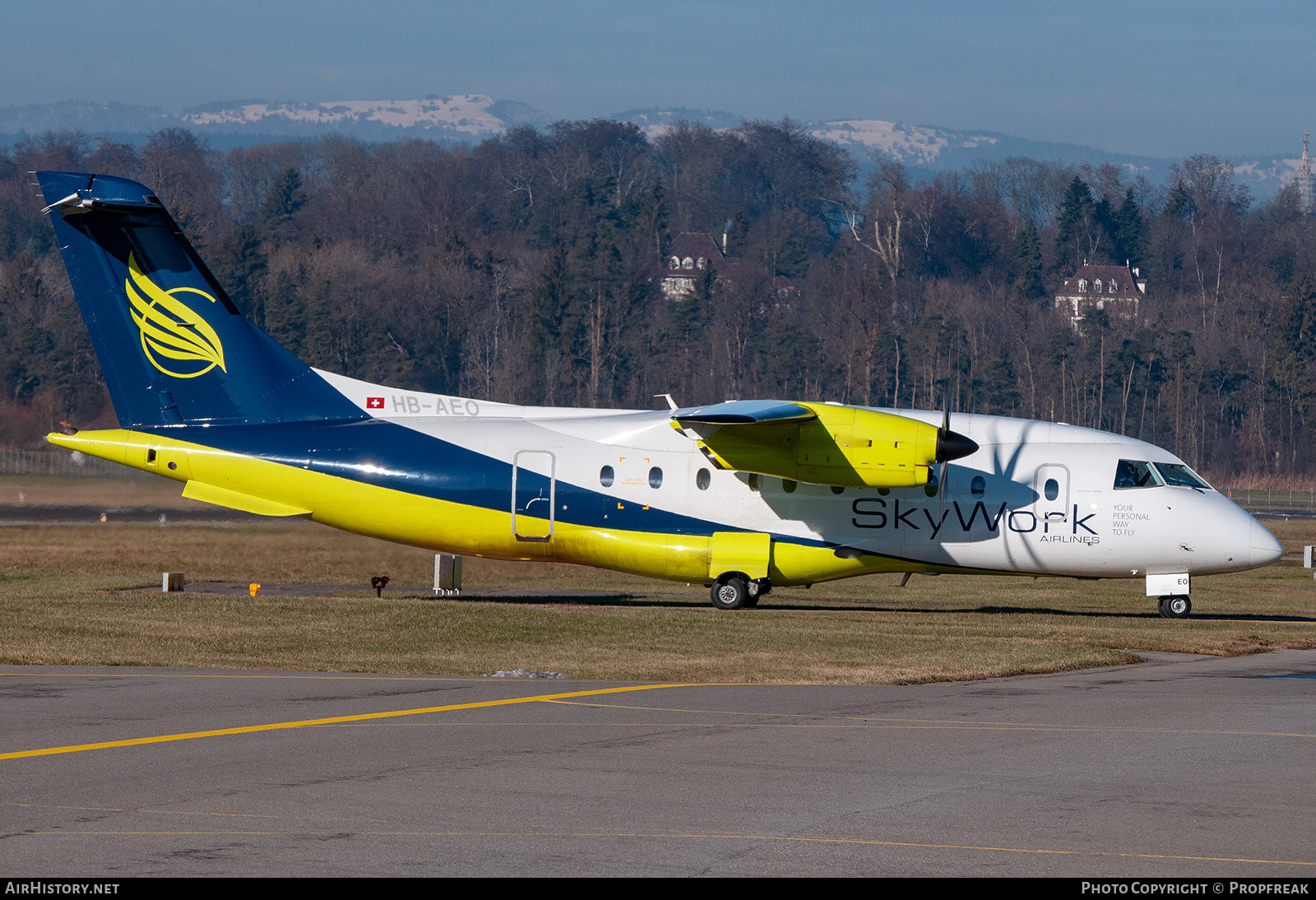 Aircraft Photo of HB-AEO | Dornier 328-110 | SkyWork Airlines | AirHistory.net #612888