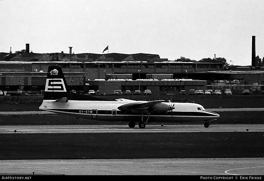 Aircraft Photo of OY-STN | Fokker F27-500 Friendship | Sterling Airlines | AirHistory.net #612896
