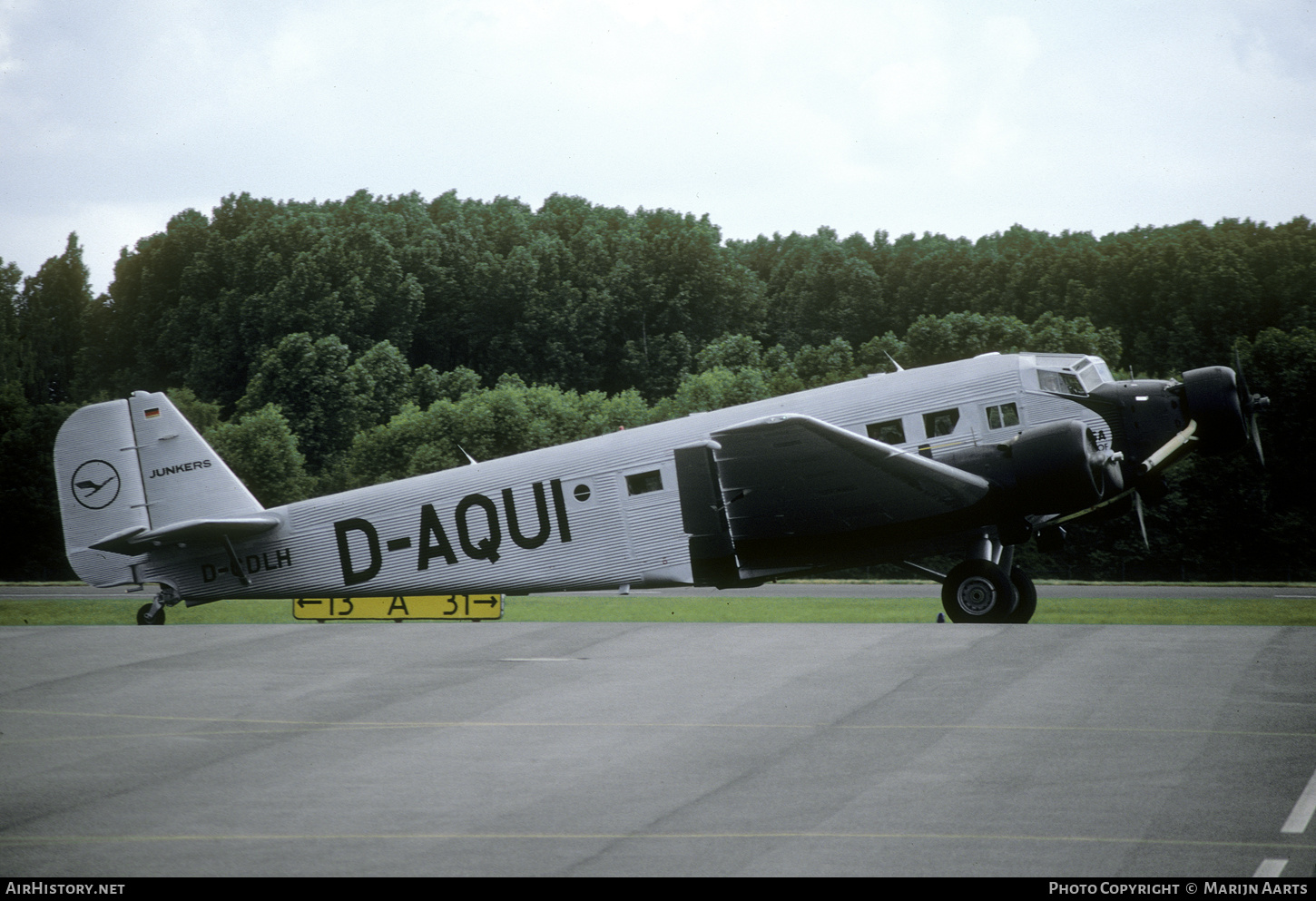 Aircraft Photo of D-CDLH / D-AQUI | Junkers Ju 52/3m g8e | Deutsche Luft Hansa | AirHistory.net #612935