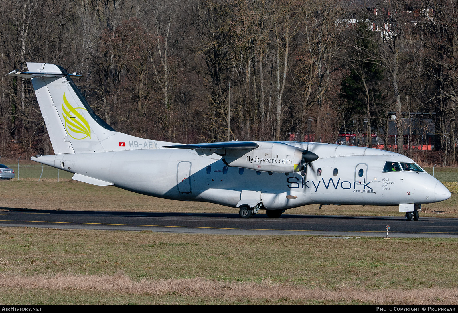 Aircraft Photo of HB-AEY | Fairchild Dornier 328-130 | SkyWork Airlines | AirHistory.net #612970