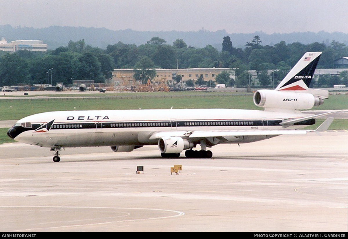 Aircraft Photo of N808DE | McDonnell Douglas MD-11 | Delta Air Lines | AirHistory.net #612989