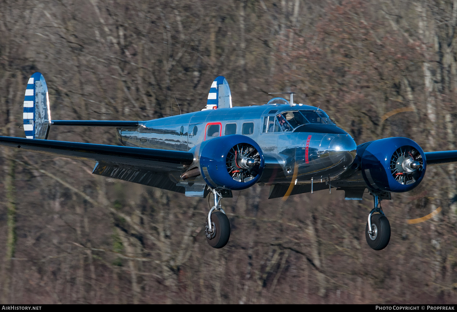 Aircraft Photo of N223CM | Beech D18S | AirHistory.net #612990