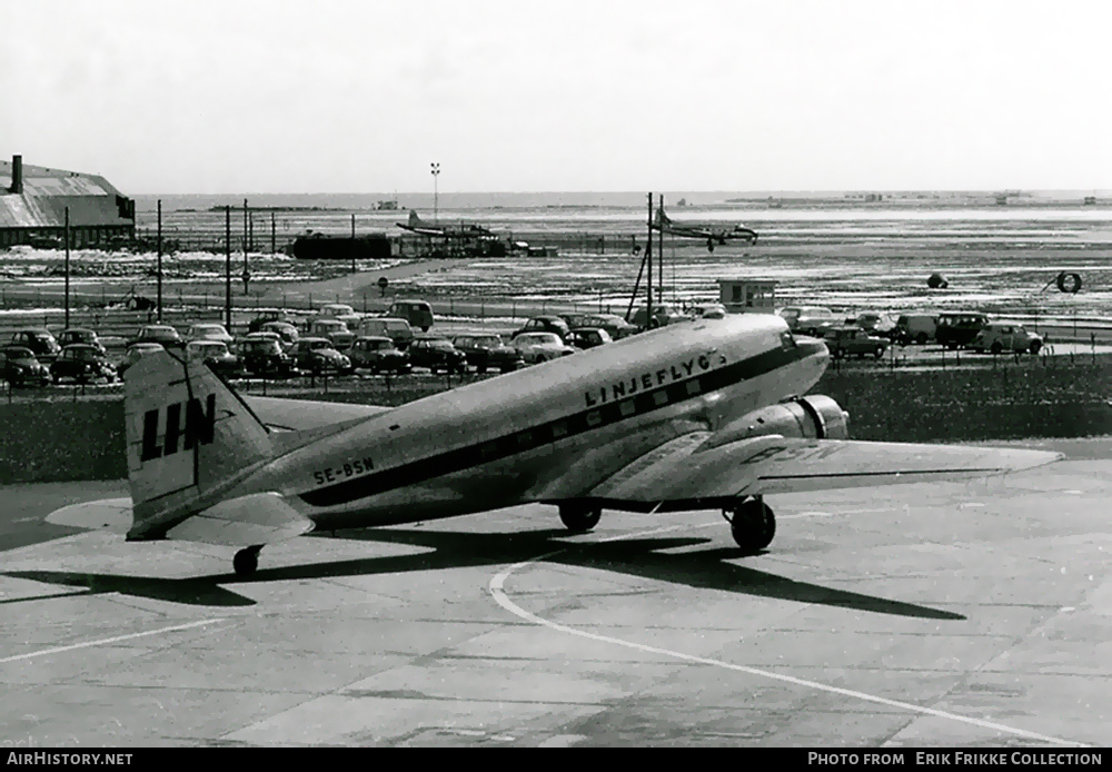 Aircraft Photo of SE-BSN | Douglas C-53D Skytrooper | Linjeflyg | AirHistory.net #612991