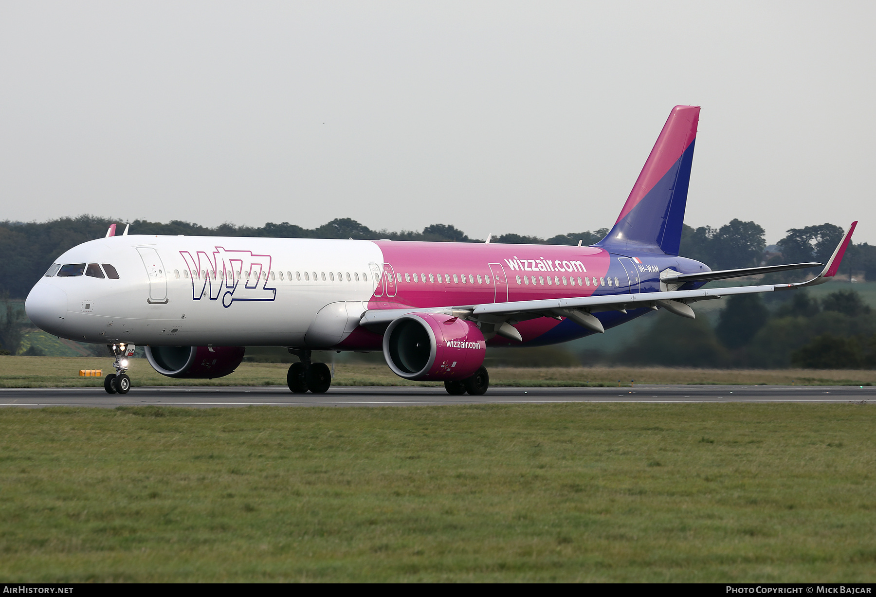 Aircraft Photo of 9H-WAM | Airbus A321-271NX | Wizz Air | AirHistory.net #612995