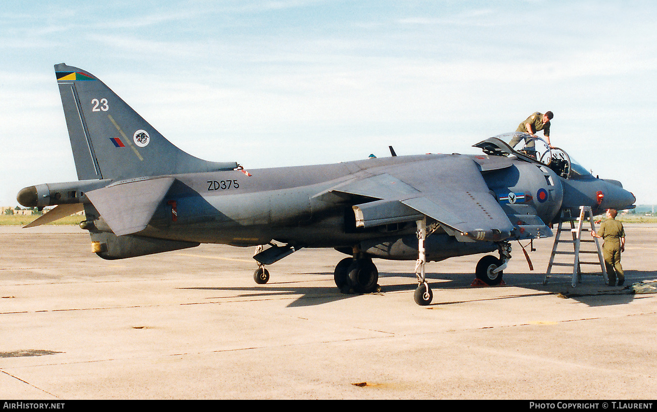 Aircraft Photo of ZD375 | British Aerospace Harrier GR7 | UK - Air Force | AirHistory.net #612996