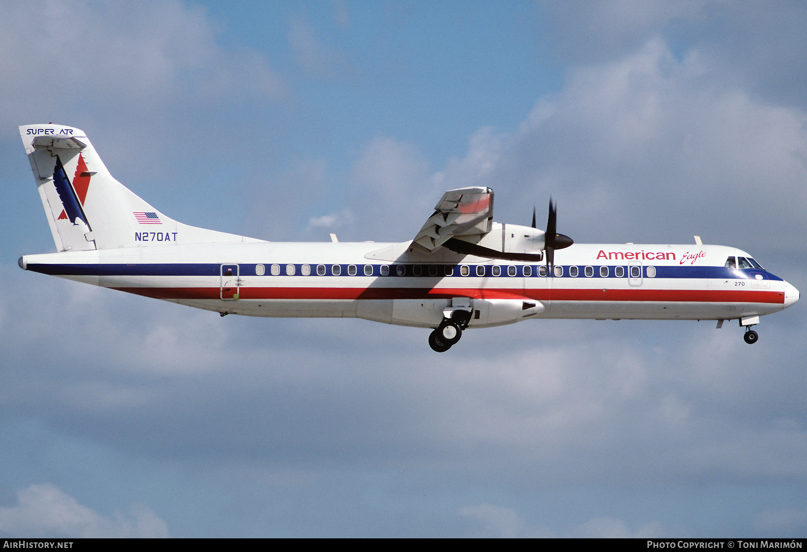 Aircraft Photo of N270AT | ATR ATR-72-212 | American Eagle | AirHistory.net #612998