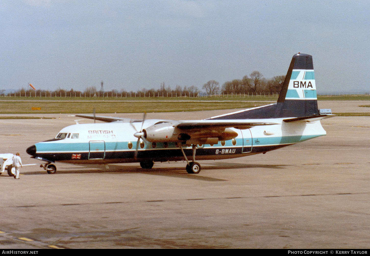 Aircraft Photo of G-BMAU | Fokker F27-200 Friendship | British Midland Airways - BMA | AirHistory.net #613014