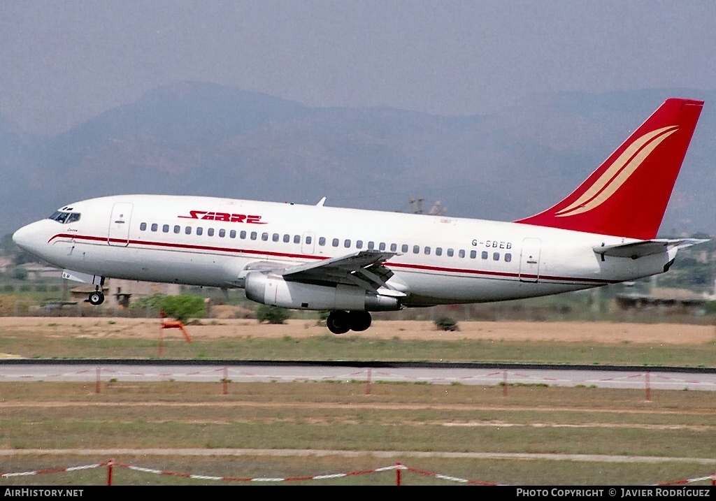 Aircraft Photo of G-SBEB | Boeing 737-204/Adv | Sabre Airways | AirHistory.net #613037