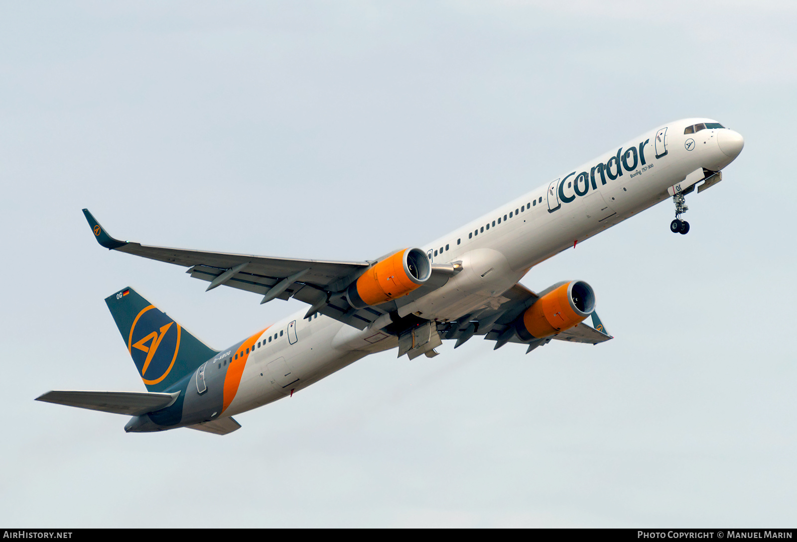 Aircraft Photo of D-ABOG | Boeing 757-330 | Condor Flugdienst | AirHistory.net #613044