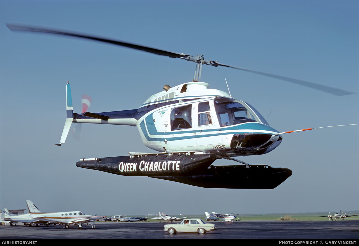 Aircraft Photo of C-FBHG | Bell 206B-2 JetRanger II | Queen Charlotte Helicopters | AirHistory.net #613069