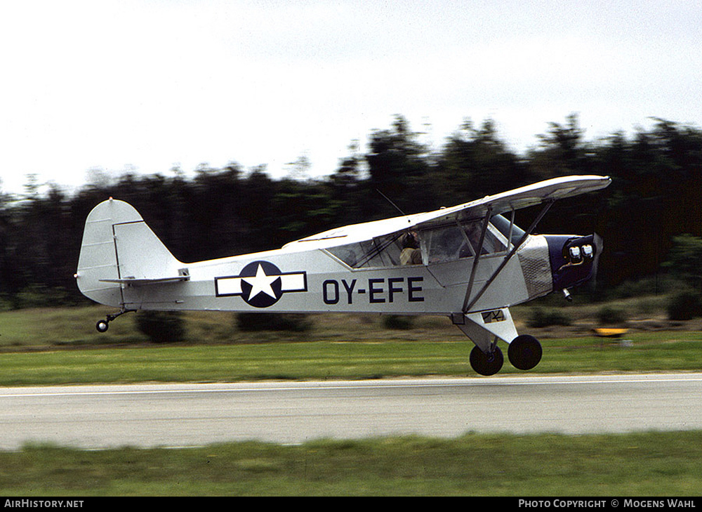 Aircraft Photo of OY-EFE | Piper J-3C-65 Cub | USA - Air Force | AirHistory.net #613081