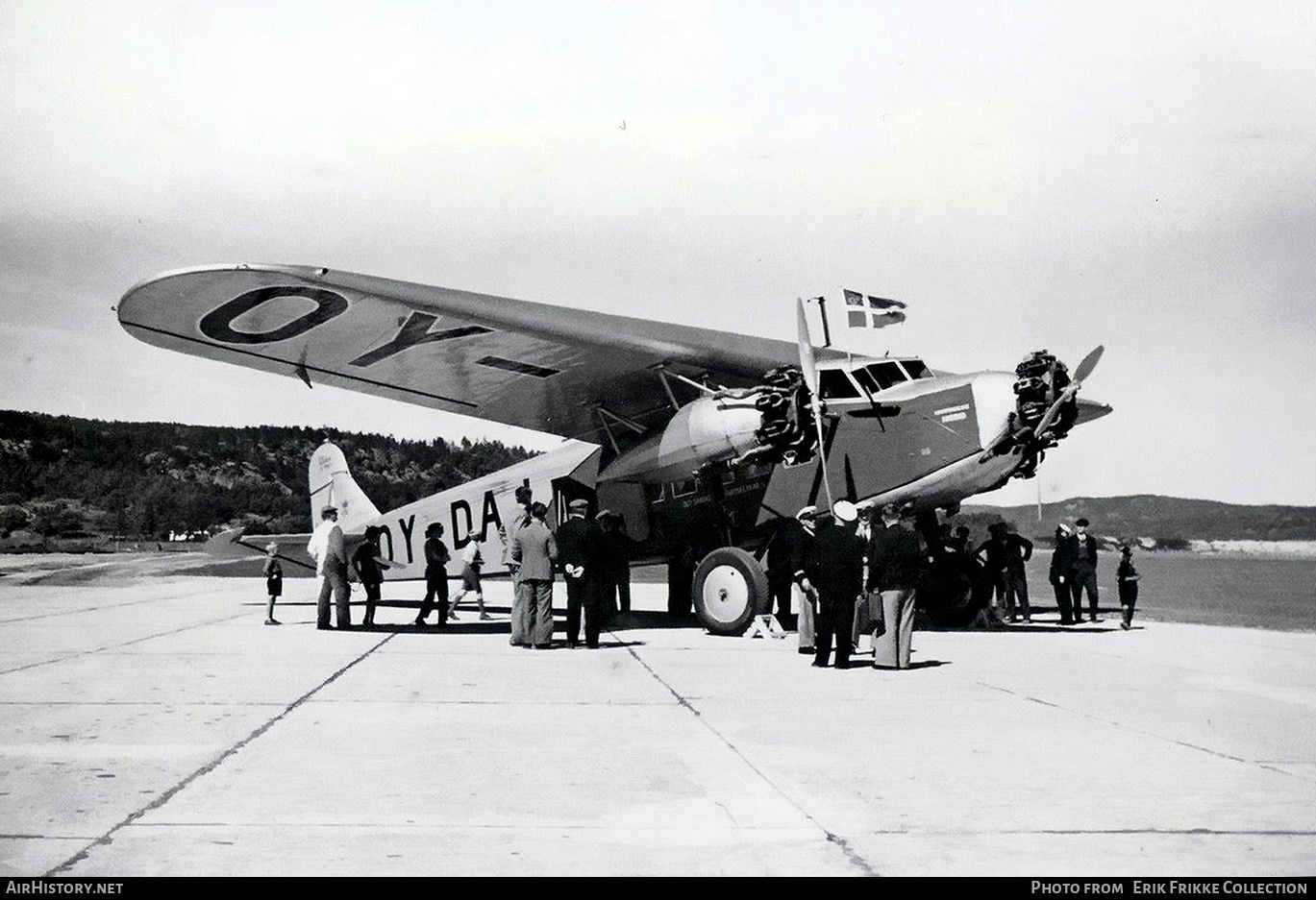 Aircraft Photo of OY-DAJ | Fokker F.XII | Danish Air Lines - Det Danske Luftfartselskab - DDL | AirHistory.net #613085